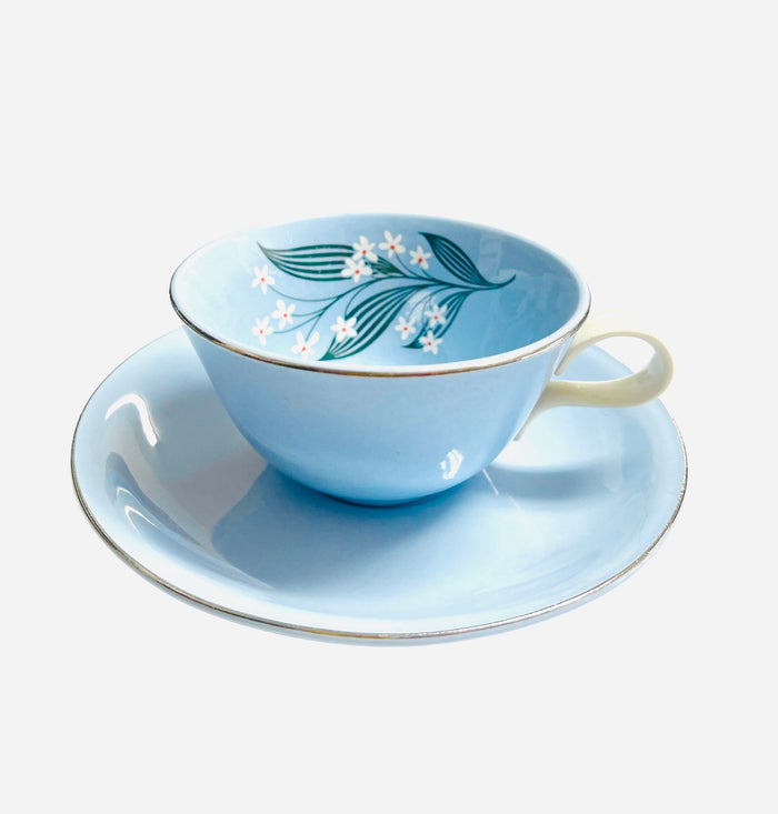 Mid Century Homer Loughlin Skytone Stardust - Teacup & Saucer