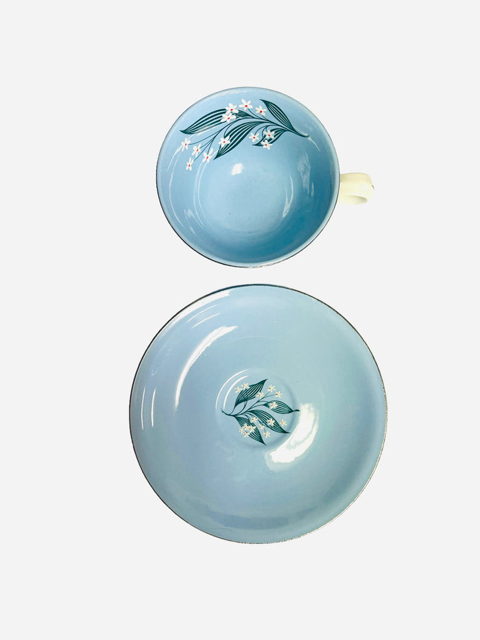 Mid Century Homer Loughlin Skytone Stardust - Teacup & Saucer