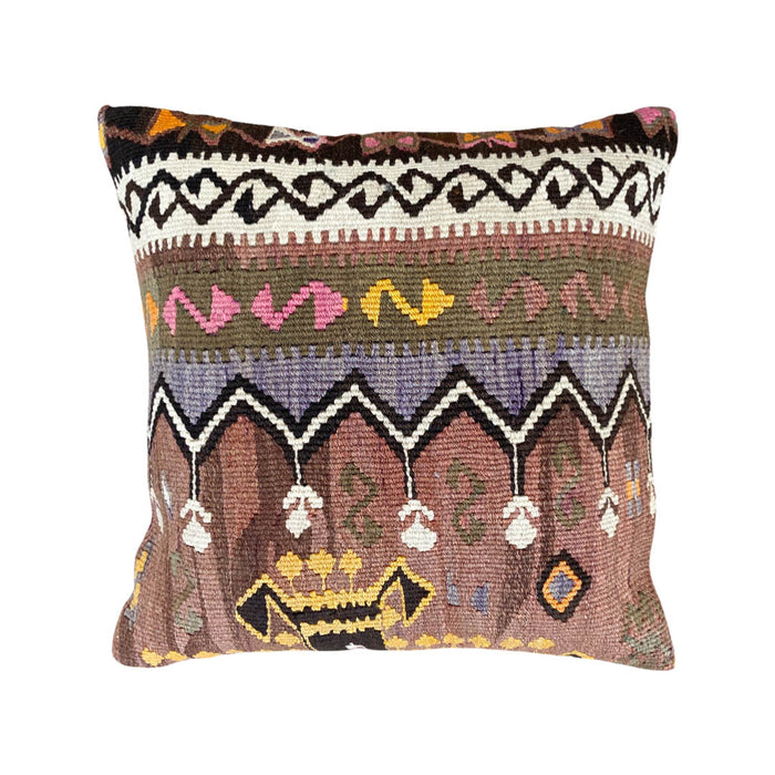 Mischief V Kilim Pillow (18x18)