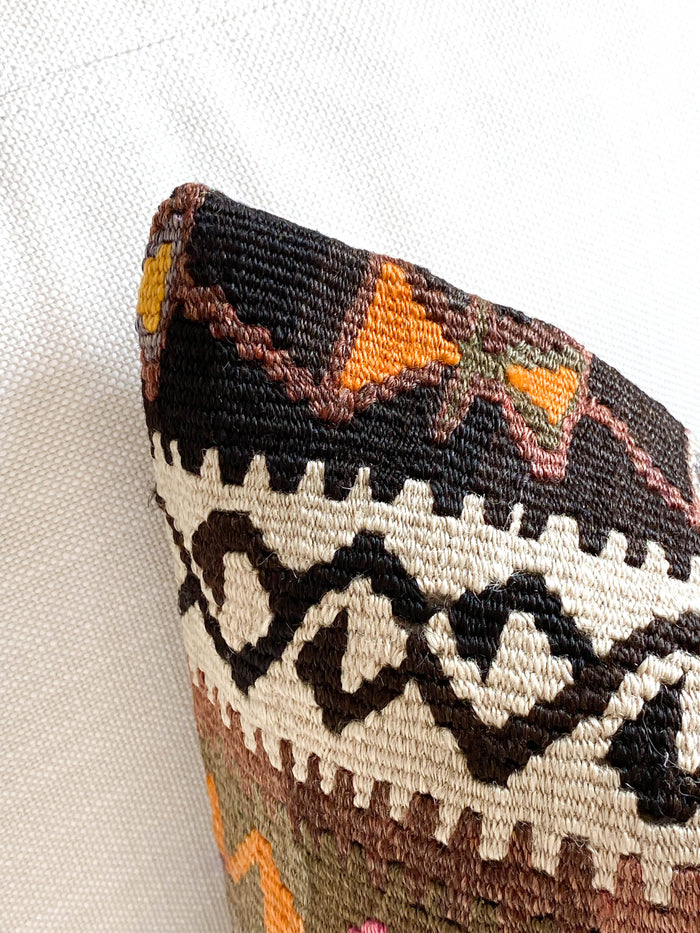 Mischief V Kilim Pillow (18x18)