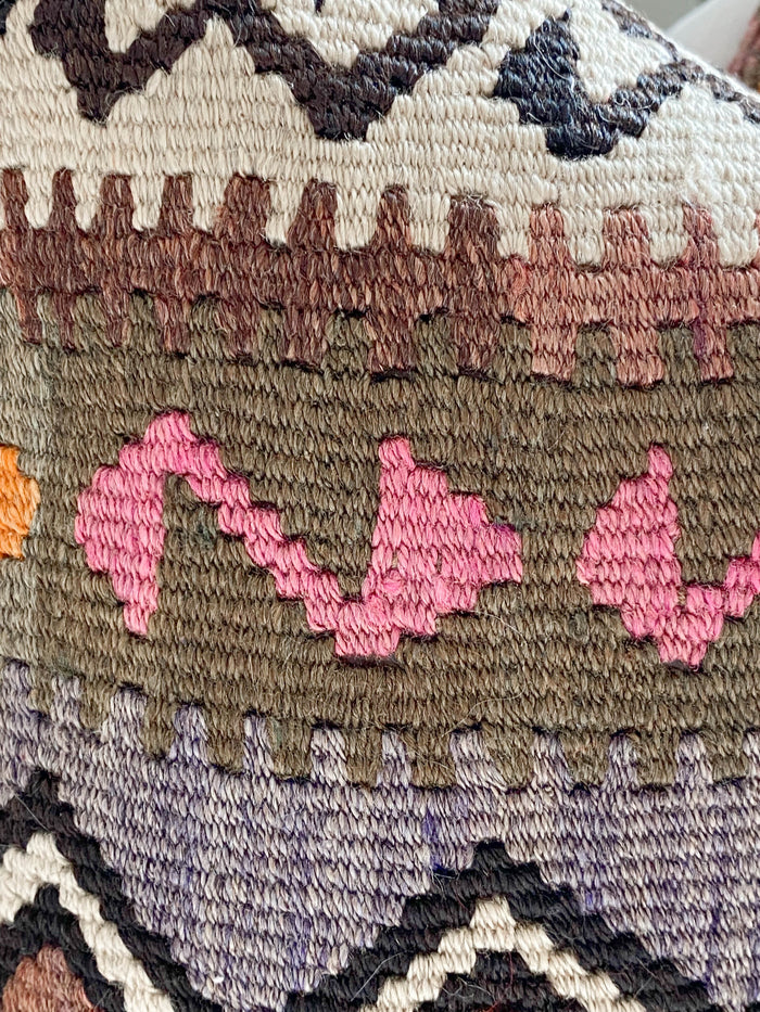 Mischief V Kilim Pillow (18x18)