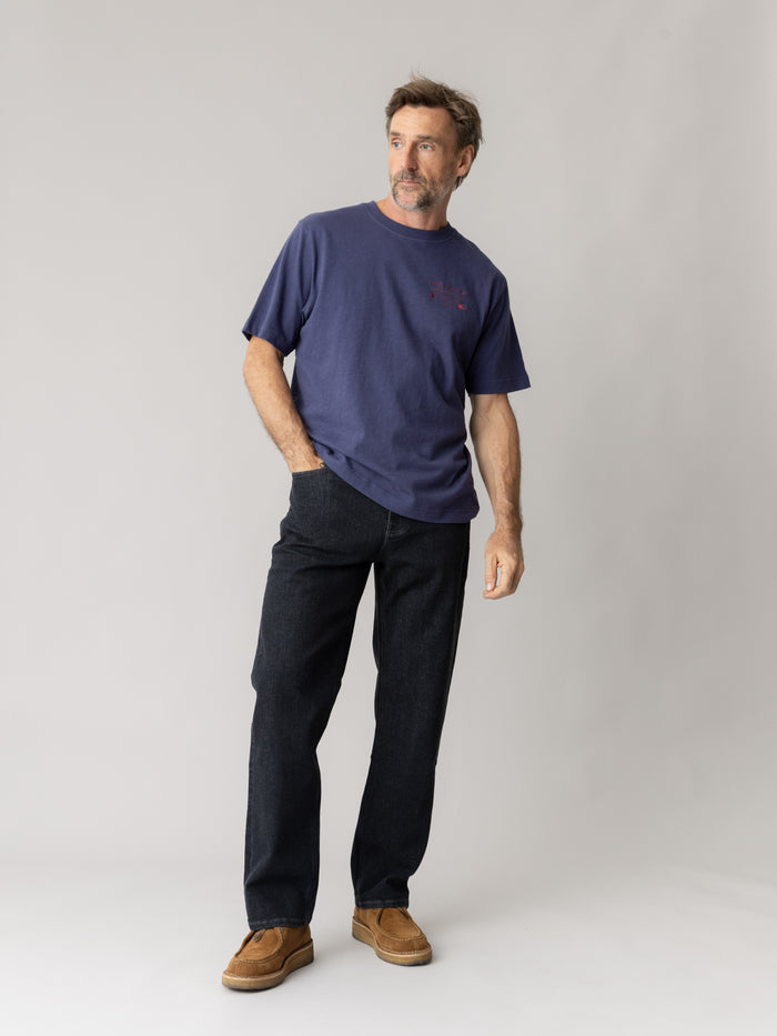 Modelshot / Dark Grey Denim / Detail
