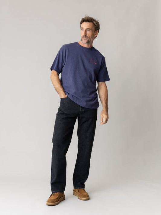 Modelshot / Dark Grey Denim / Detail