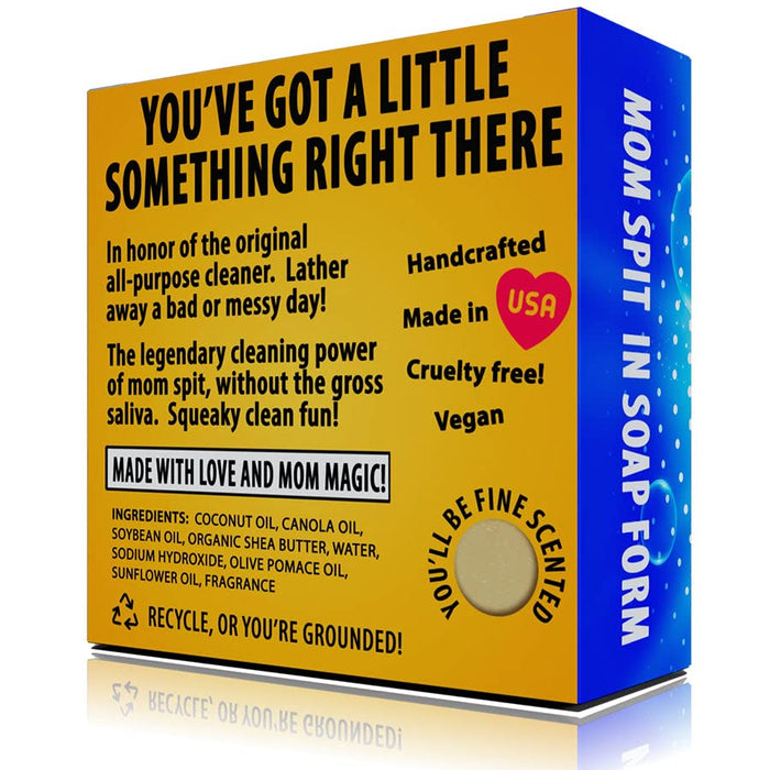 Mom Spit Extra Strength Soap - Funny Soap - Stocking Stuffer - Jokes, Gags, Pranks