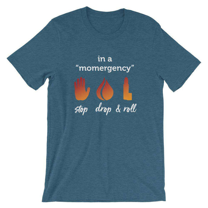 "Momergency" (Dark) Short-Sleeve Unisex T-Shirt at Your Oil Tools
