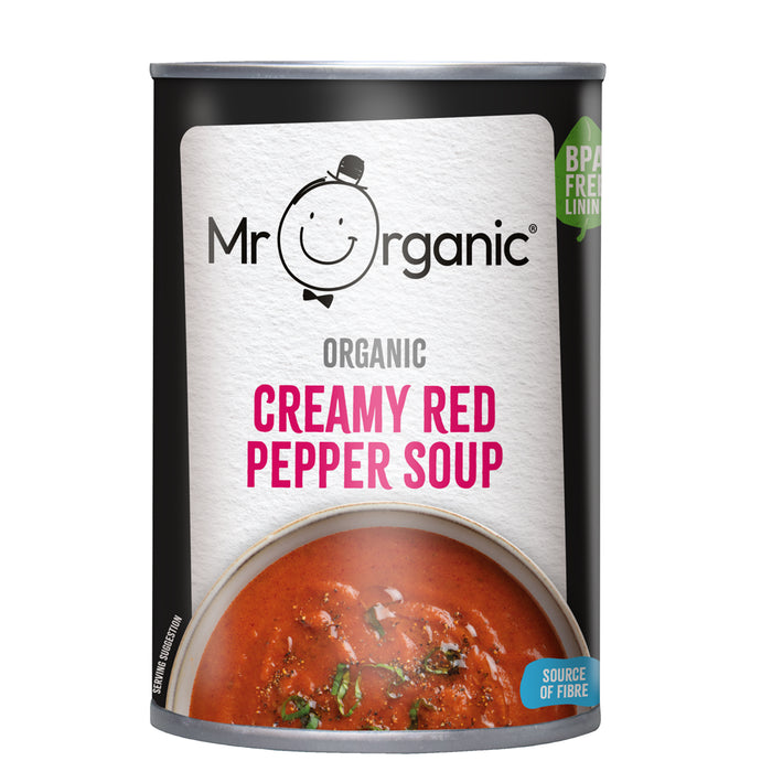 Mr Organic Creamy Red Pepper Soup 400g