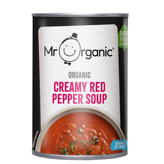 Mr Organic Creamy Red Pepper Soup 400g
