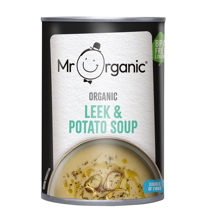 Mr Organic Leek & Potato Soup 400g