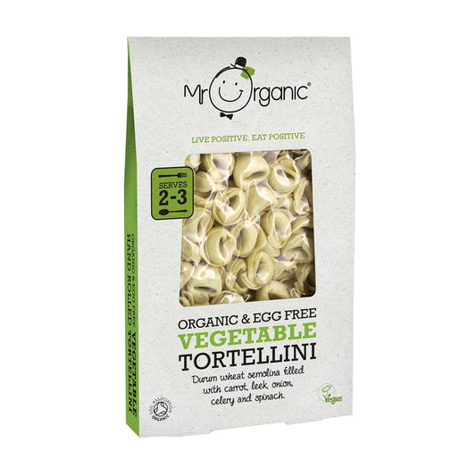 Mr Organic Vegan Vegetable Tortellini Pasta 250g