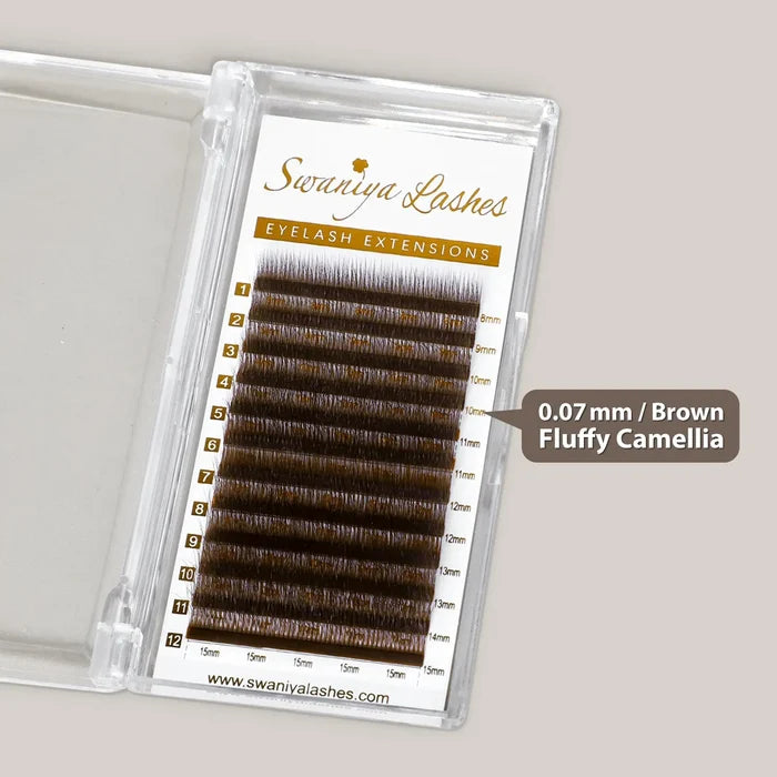 5D Flully Multi-layered Camellia Lashes 0.07mm| Swaniya Lashes