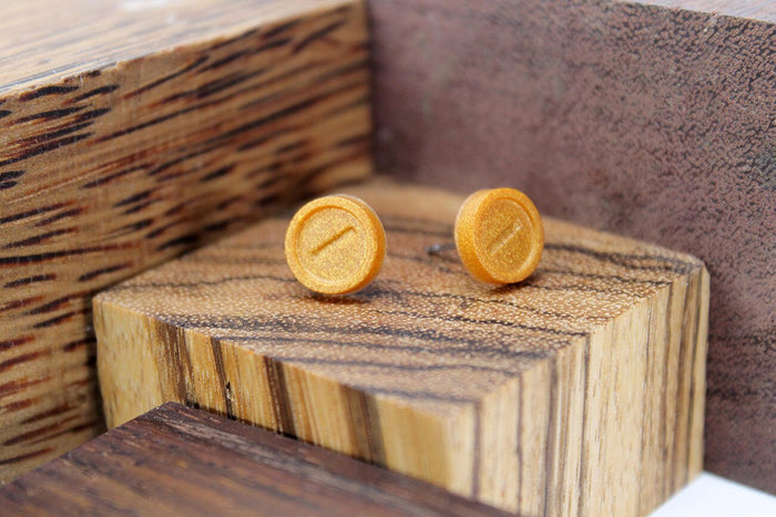 Mario Coin Earrings, Super Mario Odyssey, Mario Jewelry, Nintendo Gift