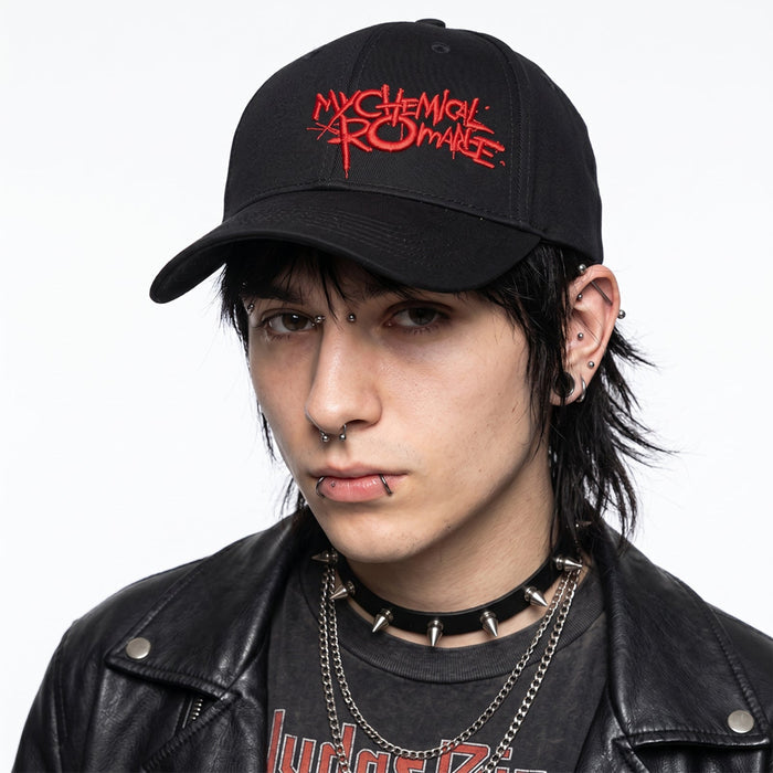 MY CHEMICAL ROMANCE - BLACK PARADE LOGO - Baseball Cap Black
