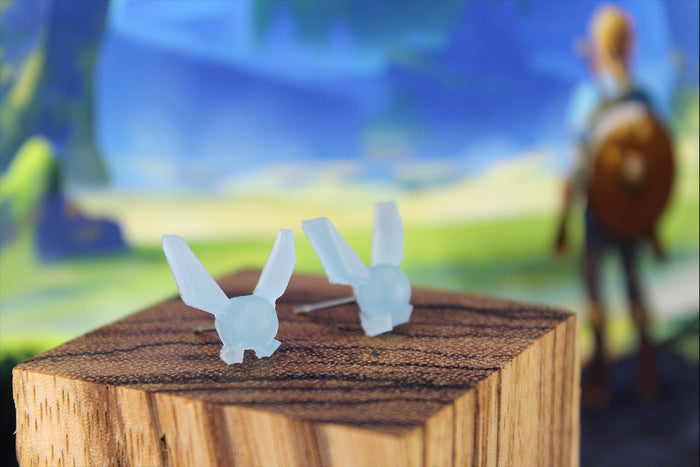 Zelda Earrings Glow in the Dark Navi -Stainless Steel Stud- Legend of Zelda Breath of the Wild  - Nintendo/Zelda Gift