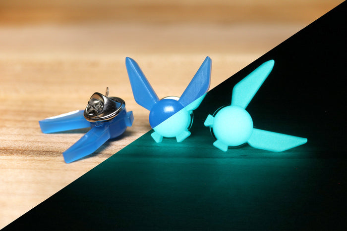 Zelda Glow in the Dark Navi Pin-  Legend of Zelda gift Breath of the Wild