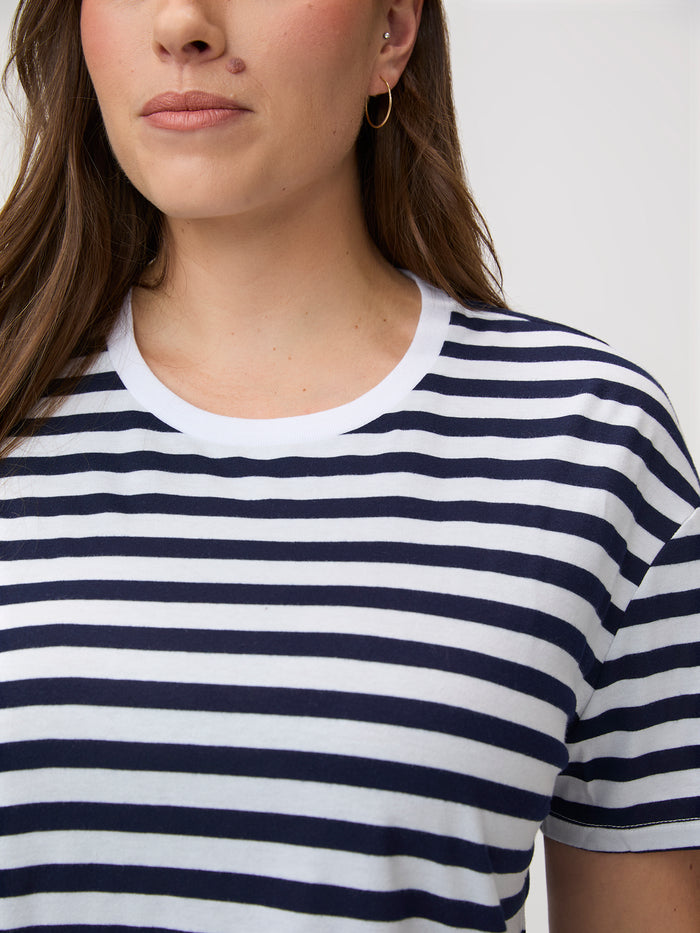 Classic Crew Neckline # Crew Neck Boxy Tee | Women's Style at FCT