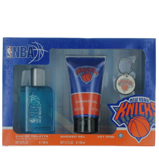 NBA New York Knicks by Air Val International for Kids 3.4 oz EDT 3pc Gift Set