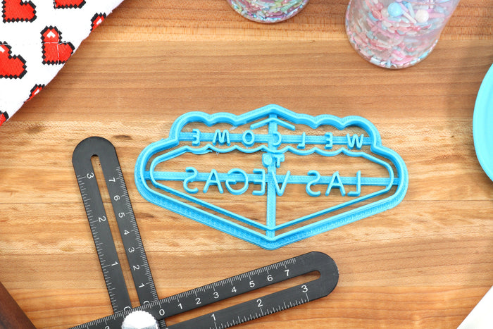 Nevada Cookie Cutters - Area 51, Las Vegas Sign, Las Vegas Skyline, Nevada State, Slot Machine - NV Gift Idea