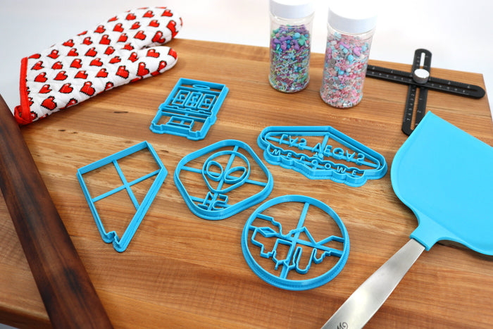 Nevada Cookie Cutters - Area 51, Las Vegas Sign, Las Vegas Skyline, Nevada State, Slot Machine - NV Gift Idea