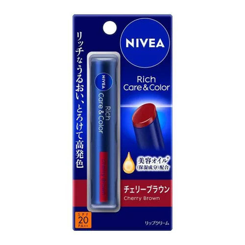 Nivea Rich Care & Color Lip Cherry Brown 2g
