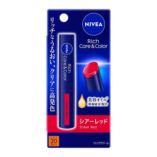Nivea Rich Care & Color Lip Sheer Red 2g