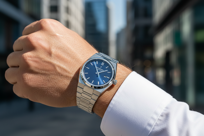 Nordgreen Succession Navy Steel Wrist Lifestyle