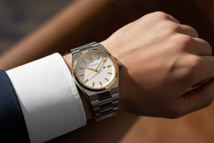 Nordgreen Succession Two-Tone Wrist Lifestyle