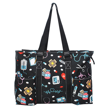 nurse organizer tote, NGIL nurse bag, zippered nurse caddy, nurse work tote, large tote for nurses, RN utility bag, nurse supply organizer, canvas nurse tote, nursing student tote bag, nurse appreciation gift, nurse shift bag, healthcare caddy tote, nurse gear bag, cute nurse tote, monogram nurse tote bag, nurse work essentials tote, durable nurse tote, nurse classroom bag, nurse pocket organizer tote, nurse daily bag, nurse gift idea, hospital work tote, nurse carryall bag