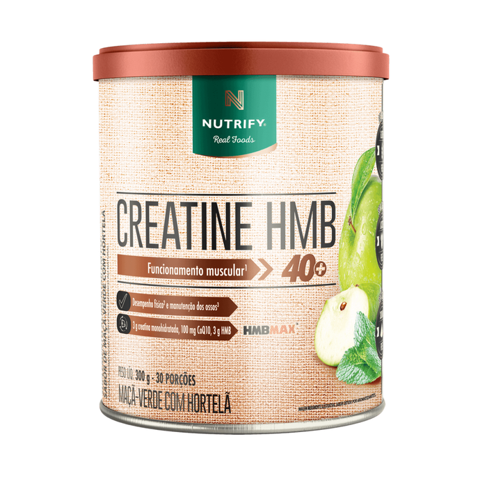 NUTRIFY | Creatina HMB Sabor Maça Verde (300 Gramas)