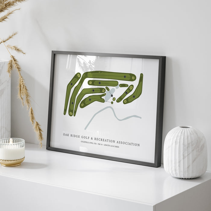 Oak Ridge Golf & Recreation Association | Golf Course Map | On+Table