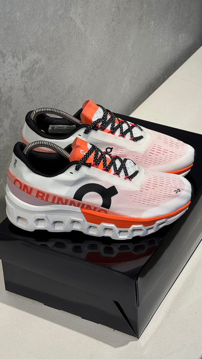 ON RUNNING BLANCO NARANJA