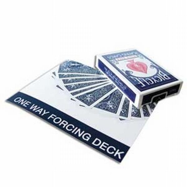 One Way Forcing Deck - Jokers Force - Bicycle Poker Size Red or Blue Playing Cards