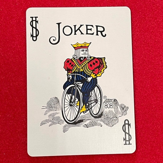 One Way Forcing Deck - Jokers Force - Bicycle Poker Size Red or Blue Playing Cards