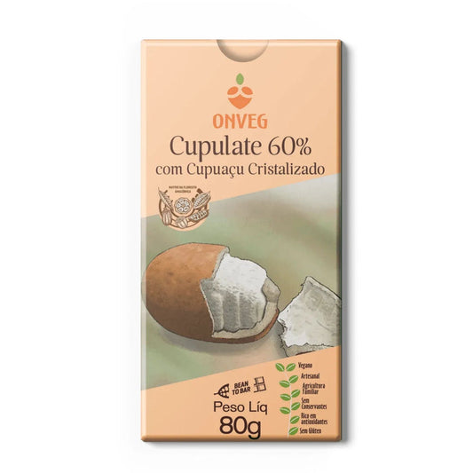 ONVEG | Cupulate com Cupuaçu Cristalizado (80 Gramas)