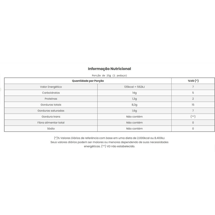 ONVEG | Cupulate com Cupuaçu Cristalizado (80 Gramas)