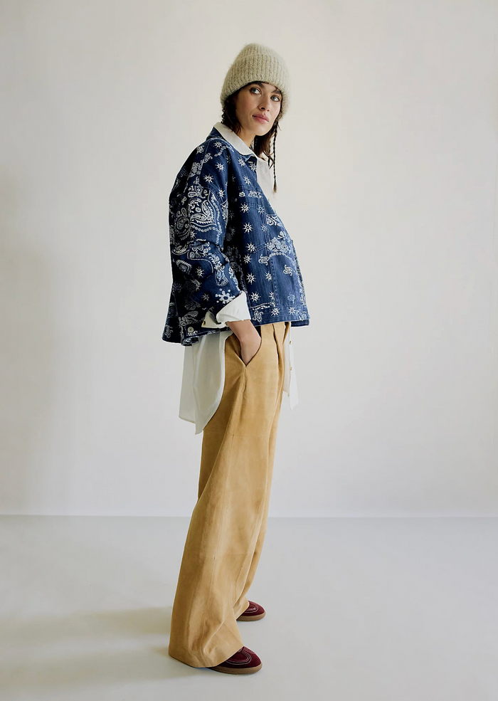 Opal Swing Jacket - Printed Bandana
