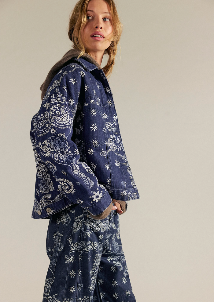 Opal Swing Jacket - Printed Bandana