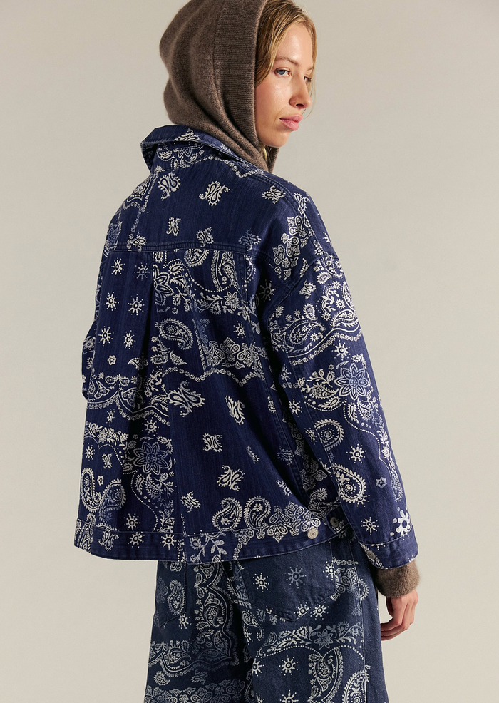 Opal Swing Jacket - Printed Bandana