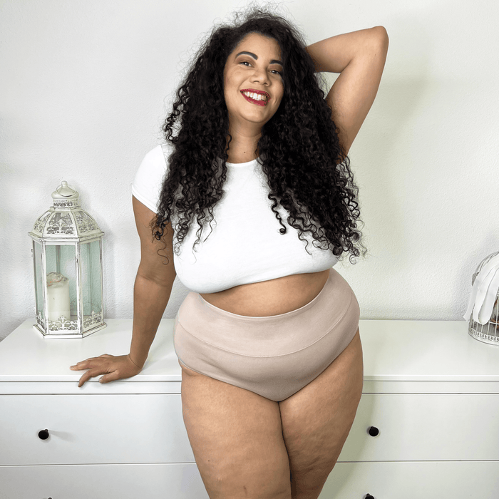 Organic Cotton Full Brief Panties - Milk Bottle