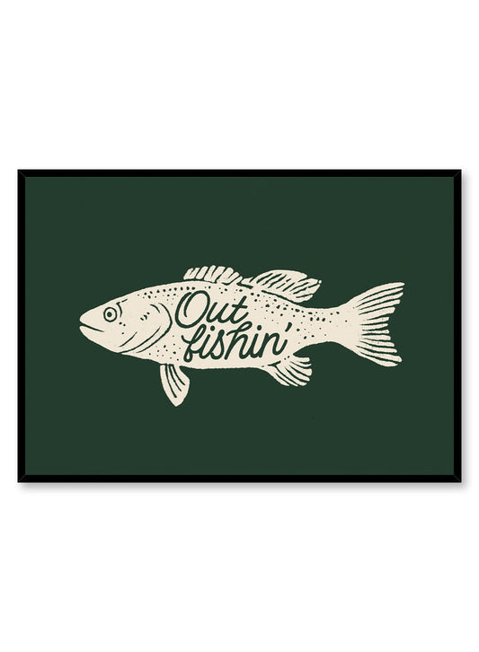 Out Fishin', Poster