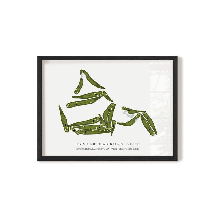 Oyster Harbors Club | Golf Course Map | Black+Frame