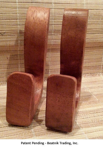 P-Rak01 Beatnik SUP Paddle Wood Wall Rack Cart2cart