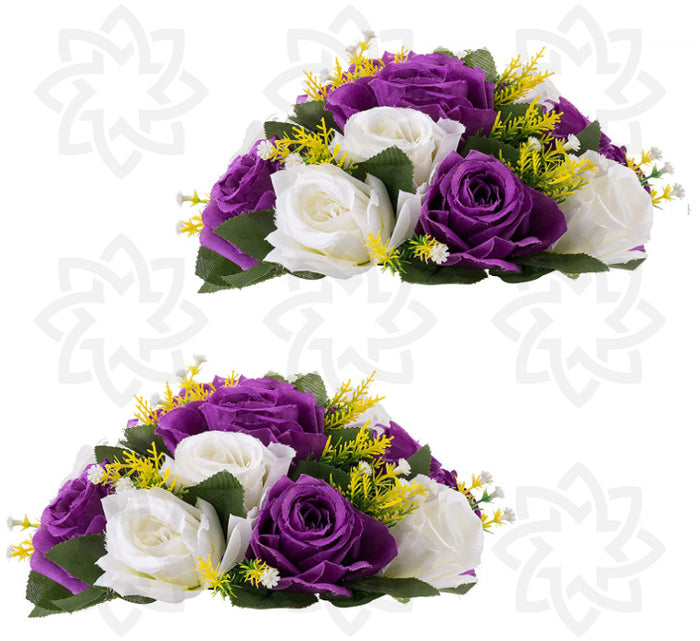 Purple/White