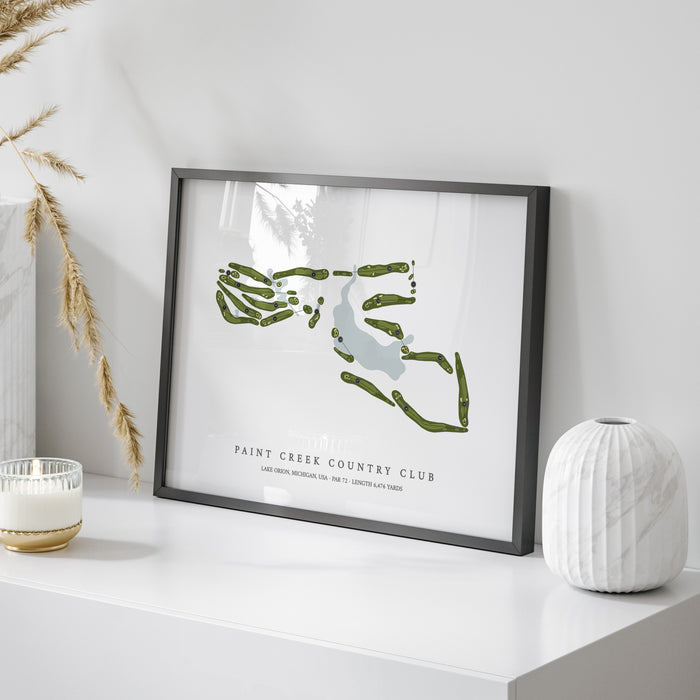 Paint Creek Country Club | Golf Course Map | On+Table
