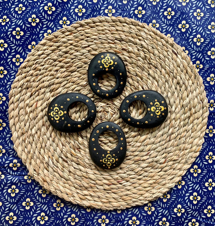 Painted Napkin Rings - Ring Set