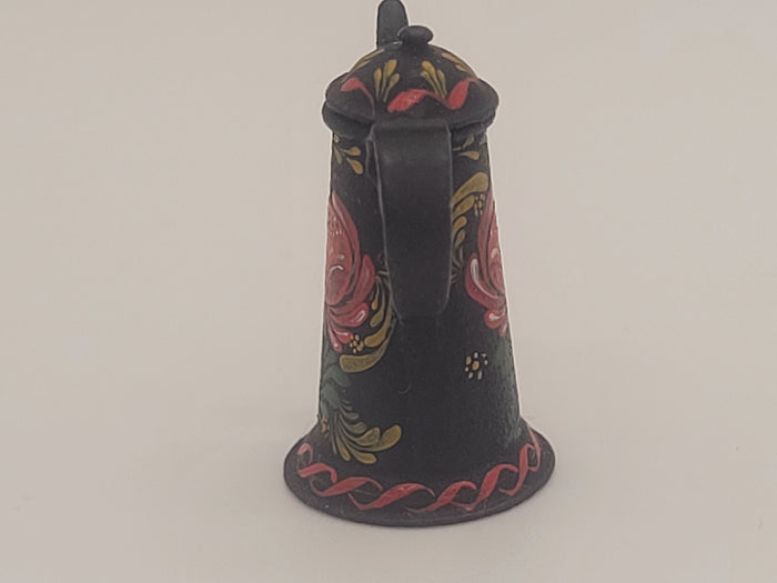 Painted Toile Coffee Pot - by Mary G. O'Brien 1980