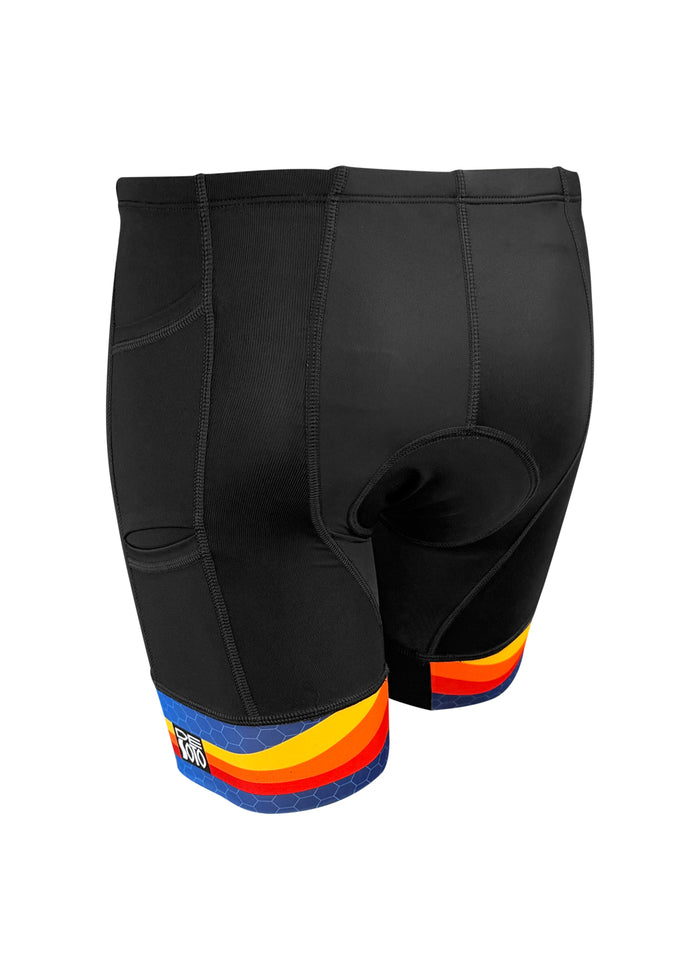 Pantalón corto de triatlón Forza de 4 bolsillos para hombre - BYO Classics (diseña el tuyo)