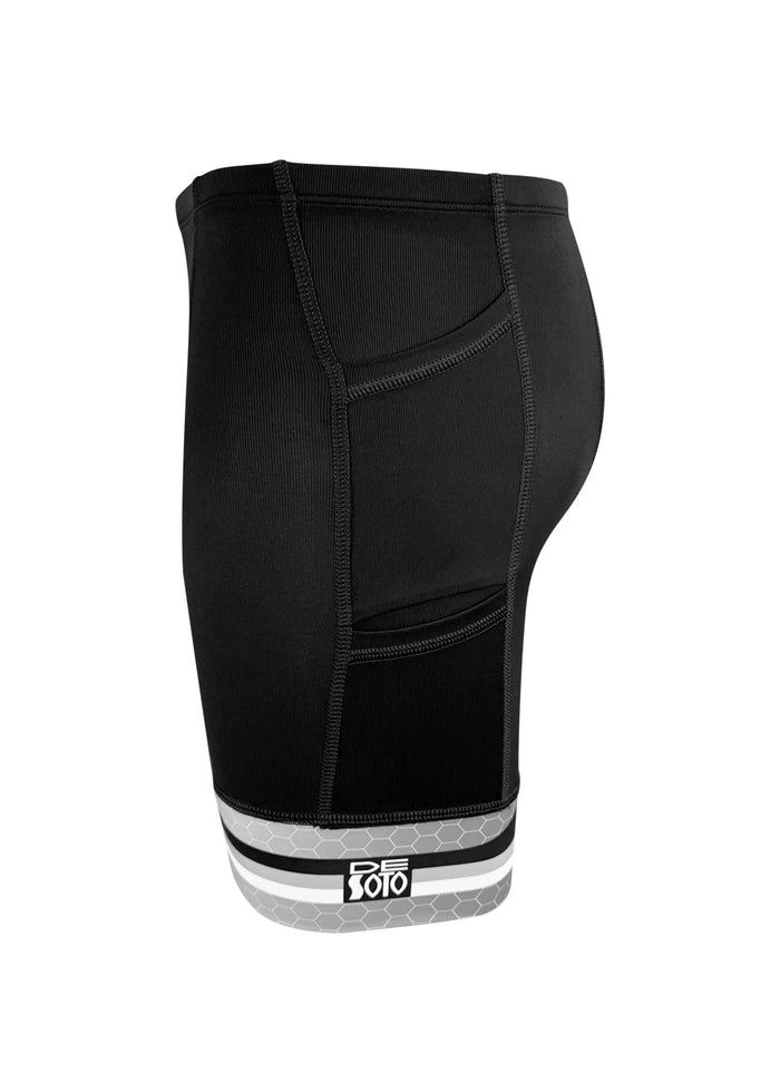 Pantalón corto de triatlón Forza de 4 bolsillos para hombre - BYO Classics (diseña el tuyo)
