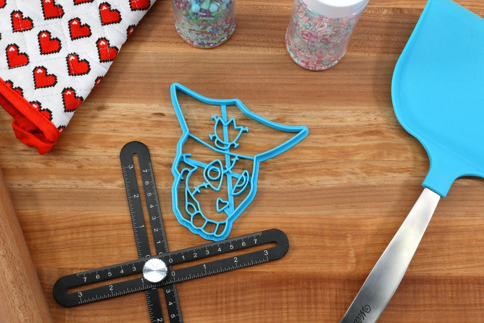 Paper Mario TTYD Villains Cookie Cutters- Doopliss, Grodus Head, Lord Crump, Pirate Cortez, Shadow Queen -  /  Nintendo Gift