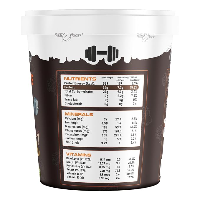 Peanut Butter Chocolate Crunchy 800g | 24g High Protein & 7g Fiber
