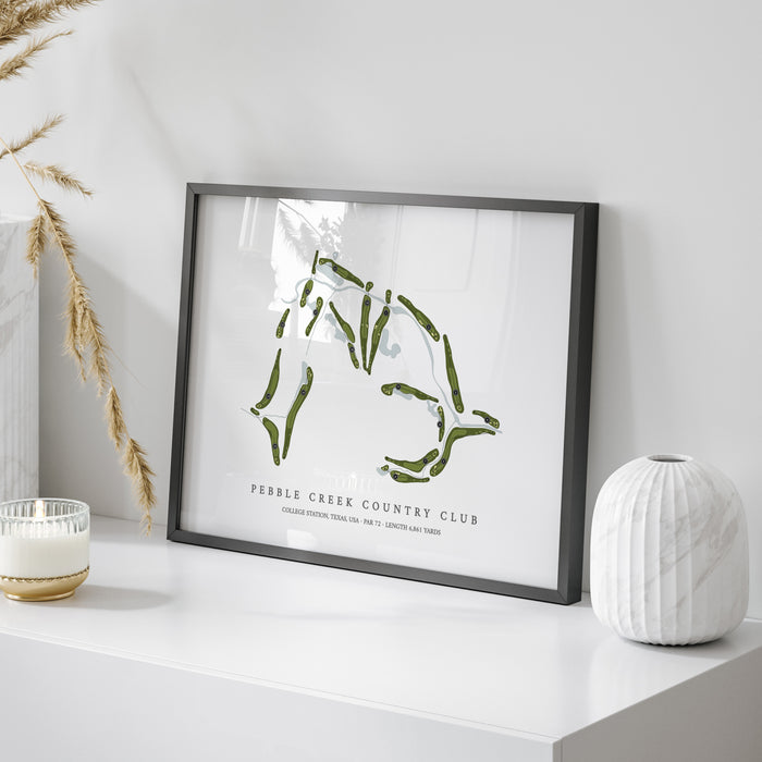 Pebble Creek Country Club | Golf Course Map | On+Table